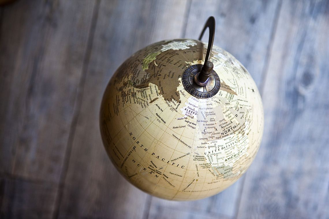 Image of a world globe